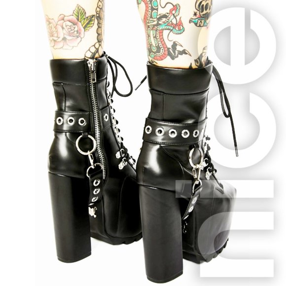 CHARLA TEDRICK LOCKUP PLATFORM BOOTS - Picture 6 of 7